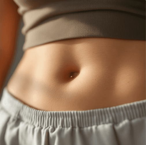 Abdomen and flanks treatment area