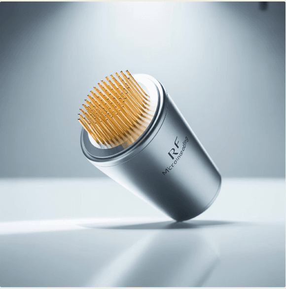 RF needling device head